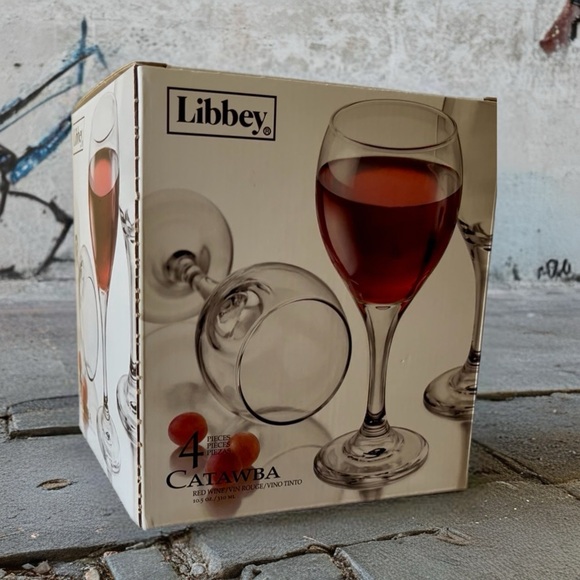 Libbey Catawba Red Wine Glasses - Picture 1 of 7